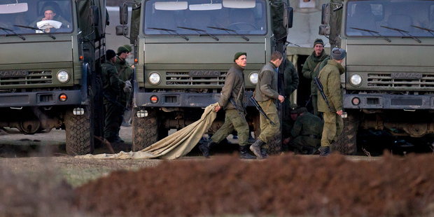 Ukraine is accusing Russia of invading a region