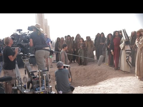The desert backdrop of Morocco was an ideal location for filming Killing Jesus