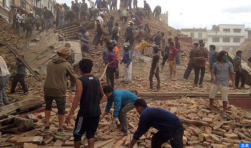 Morocco decided to grant emergency aid of one million dollars to Nepal