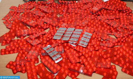 Morocco Police Arrested Criminal in Possession of 10,600 psychotropic Pills