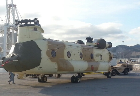 Morocco Army Brought Three CH-47D Chinook Transport Helicopters