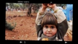 What has terrified the little Syrian girl?