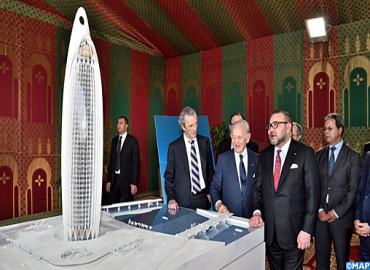 Morocco King Launches Construction Works of 45-Storey Tower in Bouregreg Valley