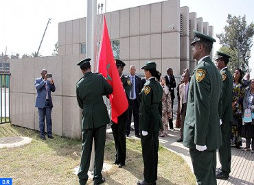 Moroccan Flag Hoisted at AU Headquarters in Addis Ababa