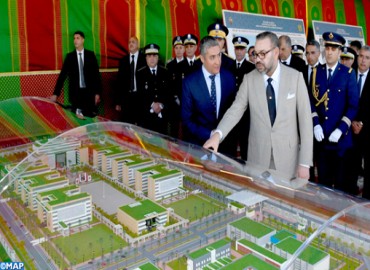 HM the King Launches in Rabat Building Works of New Police Headquarters