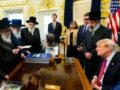 Trump met with Hasidic rabbis at the White House