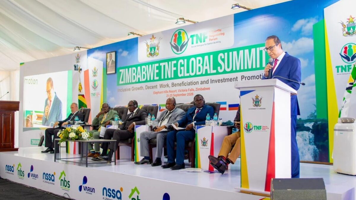 At Victoria Falls, Abdelkader Amara Advances UCESA’s Vision for Inclusive Growth Driven by Productive Investment, Decent Work in Africa