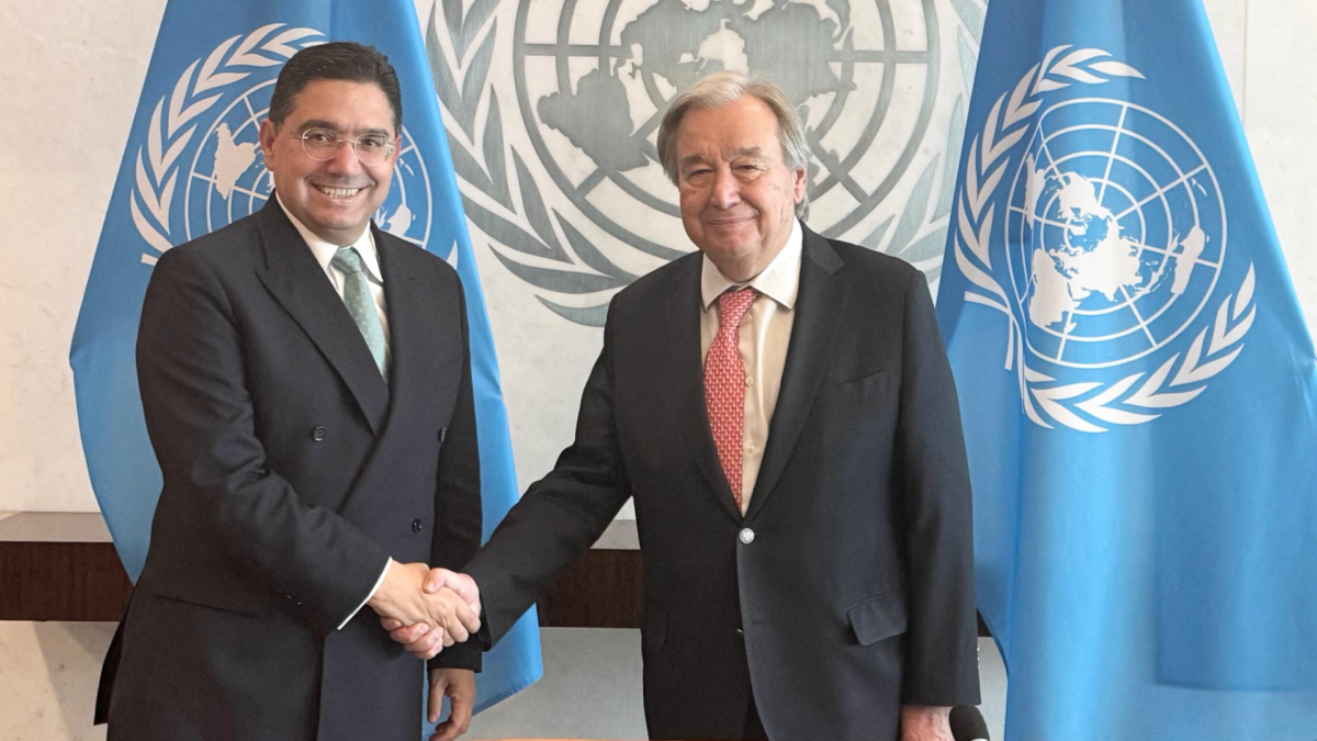 Bourita meets in New York with United Nations Secretary General