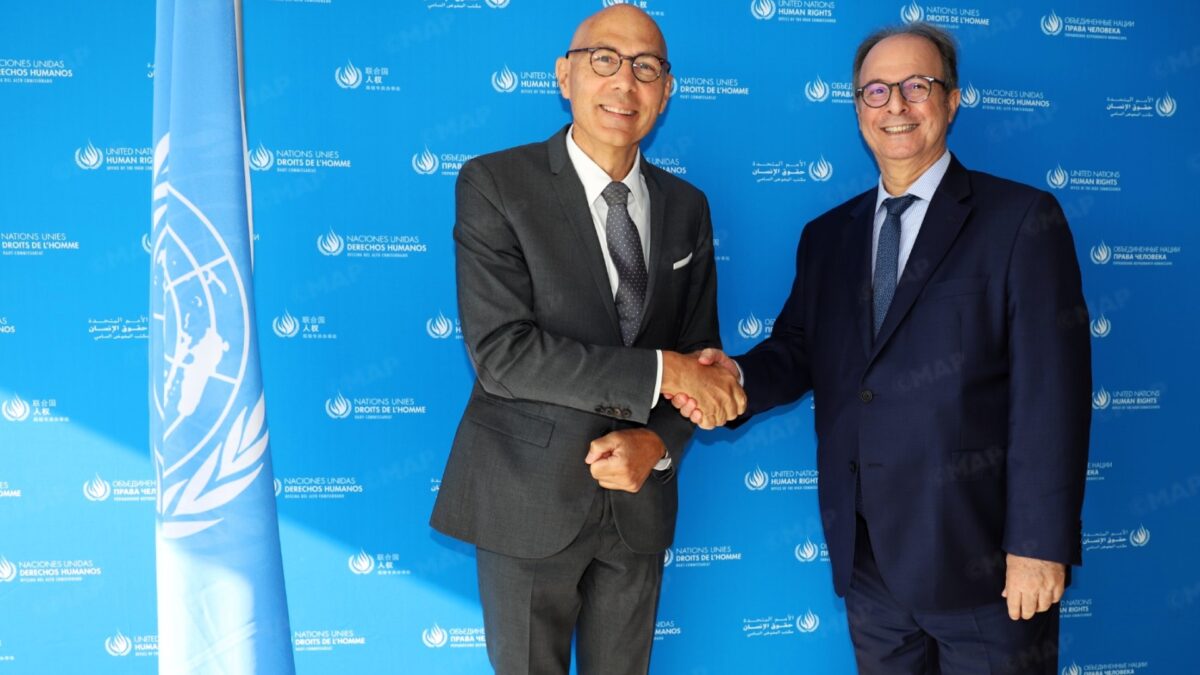 Morocco’s Belkouch Meets UN Human Rights Chief in Geneva