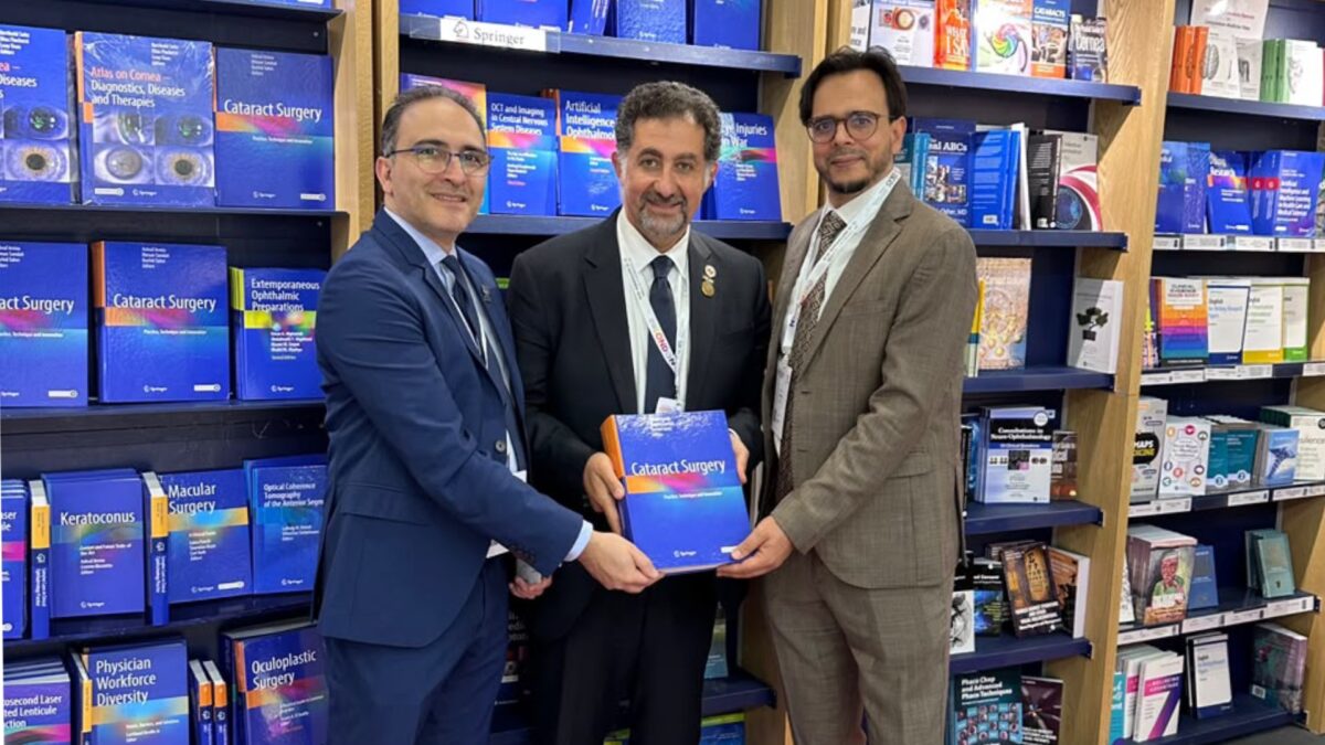 Two Moroccan Ophthalmologists Present Landmark Cataract Surgery Book in London