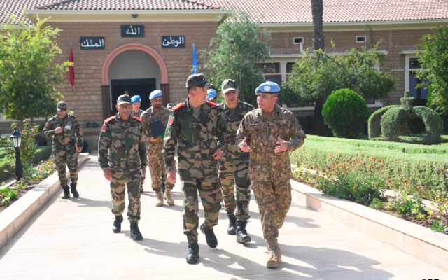 FAR Inspector General Receives New Force Commander of UN Mission in Morocco’s Southern Provinces