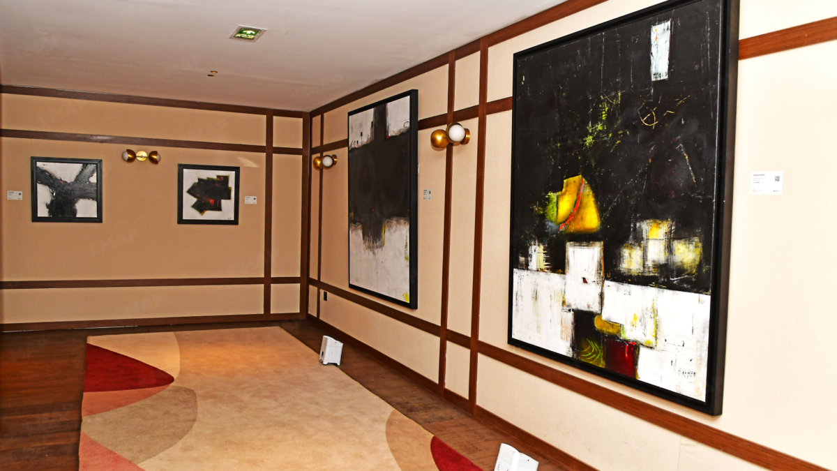 Opening of the exhibition “The Instinct of Gesture” by artist Hassan Kouhen