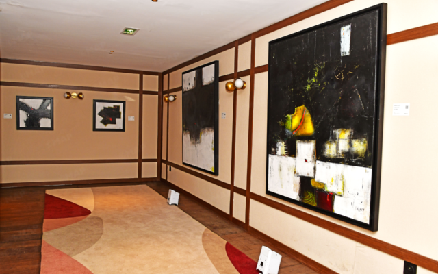 Opening of the exhibition “The Instinct of Gesture” by artist Hassan Kouhen