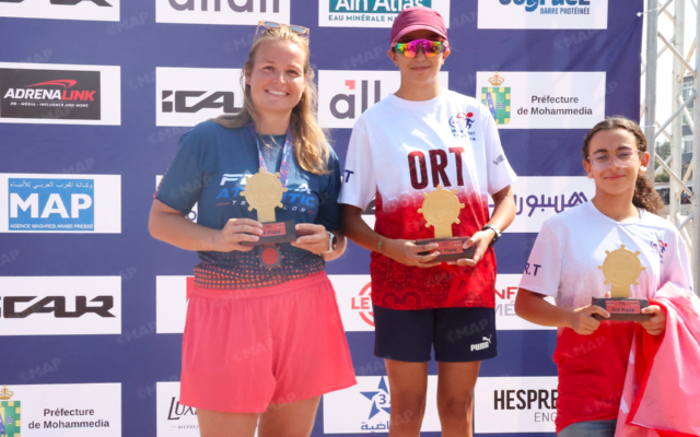 Mohammedia/1st Fdala Atlantic Triathlon: Moroccans Zakaria Hssiki and Chaimaa Oujaa crowned champions in sprint triathlon