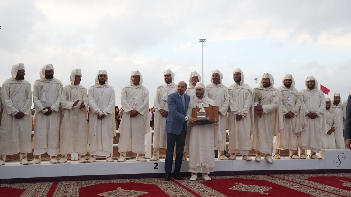 El Jadida Horse Show: Moqaddem Charaf El Bahraoui’s Sorba Wins HM King Mohammed VI’s Tbourida Grand Prix