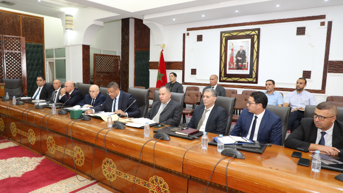 Construction of the new provincial hospital, with a budget of 515 million dirhams, is 40% complete