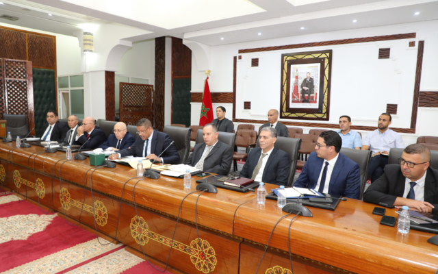 Construction of the new provincial hospital, with a budget of 515 million dirhams, is 40% complete